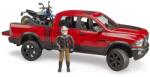 BRUDER Bruder 2502 ram / Високопроходим автомобил с фигурка и мотоциклет (br 2502)