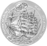 Rwanda | Kruzenshtern 1 unciás ezüst befektetési érme | Nautical sorozat | 2026 (9408304)