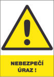 ČERVA EXPORT IMPORT a. s CERVA 12335 T. / Предпазен знак "ОПАСНОСТ ОТ НАРАНЯВАНЕ! " - 30x21 см (9903000799999)