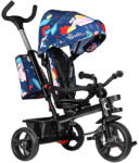 Lionelo Tricicleta copii, Lionelo, Haari, Ultrapliabila, Multifunctionala, Suport picioare, Control al directiei, Scaun reversibil, Rotire 360 grade, Albastru