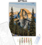  Aranyló Half Dome csendje - számfestő készlet - 60×70 cm (Keret nélkül)