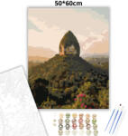  Nyugalmas Sigiriya-szikla - számfestő készlet - 50×60 cm (Keret nélkül)