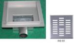 Gehler Rigola de dus DURANTE INOX 304 130X130/OD: 40 (SQ-02)