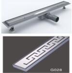 Gehler Rigola de dus MEANDROS INOX 304 700X70/OD: 40 (G028/2)