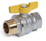 GIACOMINI Robinet pentru gaz GIACOMINI din alama cromata cu sfera si fluture FE-FI 3/4 (R734GAX004)
