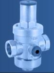 Rigamonti Reductor de presiune cu piston, nichelat, cu camera de compensare si scaun din INOX, FF, PN25 2 (0233.148)