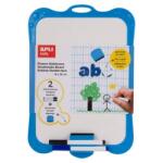 APLI - Двустранна бяла дъска с гъбичка и маркери (A12916)