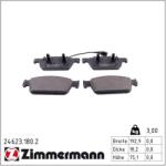 ZIMMERMANN Set placute frana ZIMMERMANN 24623.180. 2 (24623.180.2)