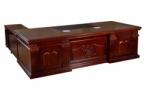  Masa birou directorial 280cm, nuc, Lemn + MDF, A-3290