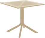 Mobikon Masa gradina terasa plastic maro taupe Denton 79, 5x79, 5x74, 5 cm (0000412961)