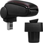  Cotieră pentru Suzuki Swift 3, 4, 5 (02.2005-) negru piele ecologica cu cusatura rosie () (AVR-SKSW0520-N2R)