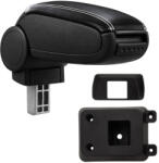  Cotieră pentru Nissan Tiida (05.2004-12.2013) negru piele ecologica cu cusatura alba () (AVR-NSTD0520-N2A)
