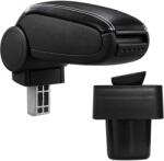  Cotieră pentru Suzuki Swift 3, 4, 5 (02.2005-) negru piele ecologica cu cusatura alba () (AVR-SKSW0520-N2A)