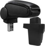  Cotieră pentru Hyundai Accent 4 IV (08.2010-2016) negru piele ecologica cu cusatura alba () (AVR-HYVN1020-N2A)