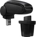  Cotieră pentru Hyundai Accent 3 III (11.2005-11.2010) negru piele ecologica cu cusatura alba () (AVR-HYAC0620-N2A)