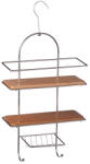 AdTrend Raft suspendabil 2 polite metal bambus 25 x 11 x 40, 5 cm (63666) Raft