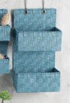 AdTrend Etajera depozitare tesatura albastra 25 x 14, 5 x 46 cm (56502) Raft