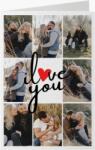 Empikfoto. ro Felicitare personalizată I love you, 10x15 cm - 124668