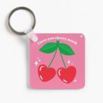 Empikfoto. ro Breloc I love you cherry much - Versiunea 1, 6x6 cm - 62672