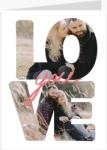 Empikfoto. ro Felicitare personalizată Love you, 20x30 cm - 124672
