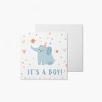 Empikfoto. ro Karty do zdjęć Felicitare - It's a boy! , 14x14 cm - 62107