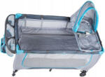 Ecotoys Patut pliabil accesorizat Ecotoys - Gri - Resigilat (husa transport rupta) (ed-626A_resigilat)
