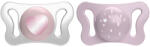 Chicco Suzeta Chicco PhysioForma Micro, 2 bucati, pink, 0-2luni (75126-7_PINK)