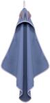 Infantilo Prosop de baie cu gluga Waffle Bunny 80x80 cm Infantilo IF2511 (cv-IF2511_Albastru Inchis)