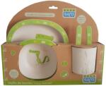 Saro Baby Set Alimentatie Crazy Animals Crocodil 5 piese (5057) Set pentru masa bebelusi