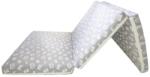 MyKids Saltea Pliabila Spuma Poliuretanica 120x60x5 cm - Coronite gri Saltea bebelusi