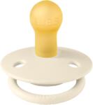 BIBS - Suzeta De Lux Latex, tetina rotunda, 0 luni +-Ivory (1110216C)