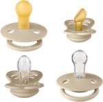 BIBS - Set 4 suzete Try-it collection 0 luni +-Vanilla (91344)