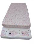MyKids Cearceaf Imprimat cu Elastic Roz 160X80 - bebes