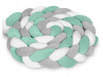Ricokids Protectie laterala pentru patut, impletita, 2 m, Ricokids 722002 - Mint (ed-EDI722002)