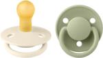 BIBS - Set 2 suzete De Lux Latex, tetina rotunda, 0 luni + (SETDELUXLATEX1)