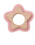 Saro Baby Jucarie naturala pentru dentitie Star Roz (1704-P) - bebes