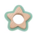 Saro Baby Jucarie naturala pentru dentitie Star Verde (1704-V) - bebes