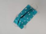 Chicco Masca textila cu pliuri, reutilizabila, 2 straturi, turquoise cu stelute (KFM002_NISSA_TURQUOISE CU STELUTE)