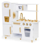 ECOTOYS Bucatarie mare din lemn pentru copii cu accesorii Ecotoys 7267 (ed-EDI7267) Bucatarie copii