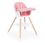 ECOTOYS Scaun de masa 2 in 1 Ecotoys HC508 - Roz (ed-EDIHC508PINK) Scaun de masa bebelusi, inaltator