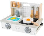 ECOTOYS Mini bucatarie din lemn cu accesorii Ecotoys TL10159 (ed-EDITL10159) Bucatarie copii