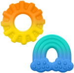 Baby Einstein Bright Starts - Jucarie de dentitie Soare si Curcubeu Chance of Smiles (16700)