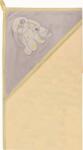 Womar Zaffiro Prosop de baie cu gluga imprimeu velur 100 x 100 cm Womar Zaffiro AN-OW-01-10 (cv-AN-OW-01-10_Bej/Gri/Galben)