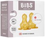 BIBS - Set 2 tetine pentru biberon, Latex, flux mediu (5000002)