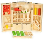 Eco Toys Trusa cu unelte XXL din lemn Ecotoys MB028 (ed-EDIMB028) Set bricolaj copii