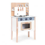 ECOTOYS Bucatarie din lemn pentru copii cu accesorii, 48 x 26 x 77 cm, Ecotoys HM232569 (ed-EDIHM232569) Bucatarie copii