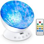 Bambinice Lampa de veghe cu proiector si sunete Ocean Wave Bambinice BN022 (cv-BN022_Alb)
