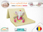 MyKids Saltea Pliabila Spuma Poliuretanica 120x60x5 cm - Galbena Saltea bebelusi