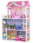 ECOTOYS Casuta de basm capsunica Ecotoys cu lift TL43004C (ed-ediTL43004C) Casuta pentru copii