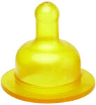 BebeduE Set tetine latex cu flux lent, 2 buc BebeduE 57031 (cv-57031_Transparent)